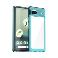 For Google Pixel 6A 8 Pro Case Acrylic Transparent Phone Cover for google pixel8 pro Pixel Fold Shockproof Mobile Shell