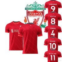 2023 new2021-2022 Liverpool F.C. Football Jersey Virgil Something Mane One Firmino substance Tops Soccer Jersey Loose Tee Unisex