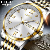 LIGE แบรนด์หรูผู้ชายนาฬิกากันน้ำวันที่นาฬิกาชายกีฬานาฬิกาผู้ชายควอตซ์ Casual นาฬิกาข้อมือชาย Relogio Masculino