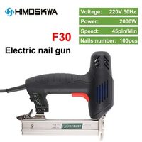 2000W mini Electric nail gun F30 straight nail gun electric tool 45PCS/MIN 220V~240V Woodworking for Furniture