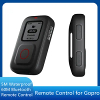 Remote Control for Gopro HERO12 HERO11 HERO10 Black 5M Waterproof 60m Bluetooth for GoPro Original Accessories