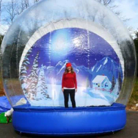 Inflatable snow globe inflatable Christmas snow globe for sale with factory price