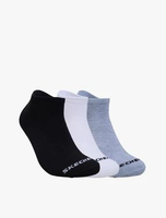 Skechers Men 3 Pairs Low Cut Socks Kaos Kaki Olahraga Pria [SKESM60955DM] Mix Color One Size