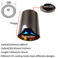 belook ปลายท่อไอเสีย 1 ชิ้น สำหรับท่อไอเสีย BMW สำหรับรุ่น M135i M140i M235i M240i M335i M340i M435i