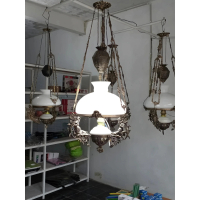 lampu gantung antik katrol lampu gantung kerek Betawi ukuran 28