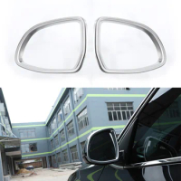 For BMW X5 F15 X6 F16 Exterior Side Mirror Frame Cover Sticker-ons, Door Mirror Trim Outside Accessories Car Stickers
