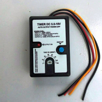 MURAH Timer switch DC 12V (Auto Power OFF) saklar ON-OFF 6-18V otomatis - 1-100menit Lampu Peralatan