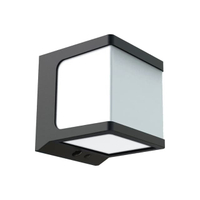 โคมไฟผนังภายนอกโซลาร์เซลล์ Sensor 10W CDL รุ่น SWL-18(2IN1) สีดำ