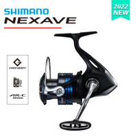 SHIMANO NEXAVE Spinning Fishing Reels 1000-5000 3+1BB Max Drag11kg AR-C Spool FREE BODY Freshwater Saltwater Reel Fishing Tackle