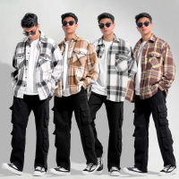 OVERSIZE FLANNEL SHIRT | KEMEJA FLANNEL OVERSIZE PRIA DISTRO | KEMEJA FLANNEL OVERSIZE LENGAN PANJAN