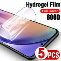 5PCS Water Gel Hydrogel Film For Samsung Galaxy A14 5G A54 A34 A24 4G Sansung Galaxi A 54 34 24 14 4 5 G Screen Protector 600D
