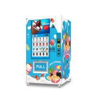 Custom -25°C Refrigerated Meat Frozen Food Vending Machine 49 InchTouch Screen Japanese Ice Cream Popsicle Self Vending Machines
