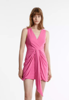 Urban Revivo Ruched Wrapped Dress