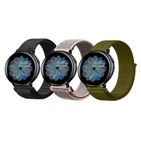 【Timo】SAMSUNG三星 Galaxy Watch 46mm通用 尼龍織紋回環錶帶(錶帶寬度22mm)