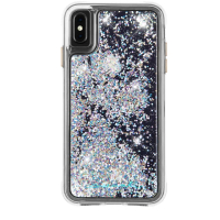 【美國 CASE-MATE】iPhone XS Max Waterfall(亮粉瀑布防摔手機保護殼 - 彩虹)
