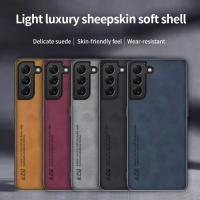 Sarung Kulit Kulit Biri-biri, Reka Bentuk Mewah, Serasi dengan Samsung Galaxy S21 Plus, S21 +, S21 F