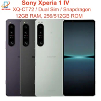 Sony Xperia 1 IV 5G Dual Sim XQ-CT72 12GB RAM 256/512GB ROM 6.5"OLED Snapdragon Octa Core NFC Original Cell Phone