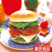 【富統食品】豬肉漢堡排20片(每片40g)/