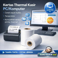 Kertas printer thermal 58mm printer aplikasi kasir komputer / pc kang shobur store