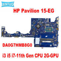 DA0G7HMB8G0 for HP Pavilion 15-EG 15T-EG TPN-Q245 Laptop Motherboard M16346-601 M16344-601 i3 i5 i7-11th Gen CPU 2G-GPU DDR4