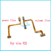 For Vivo V21 V23 V25 S12 S15 S15E S15 Pro 4G 5G Power Volume Switch Side Button Key Flex Cable Replacement Spare Parts