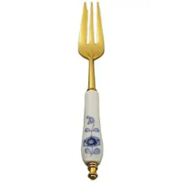 NARUMI Minghai Milano series blue cake fork with a length of 13cm 9682-9384F, made in Japan