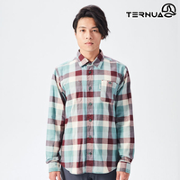 TERNUA 男 Natureshell 棉質格紋長袖襯衫 1481295 TRYON / 城市綠洲 (觸感柔軟 透氣 快乾)