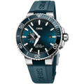 ORIS Aquis 小秒針 500米專業潛水機械錶-藍x銀/45.5mm 0174377334155-0742469EB