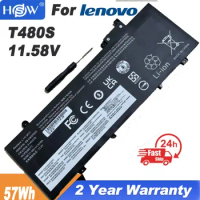 Battery Baterai Laptop untuk Lenovo ThinkPad seri T480S Notebook 01AV478 Battery 01AV479 01AV480 L17M3P71 L17S3P71