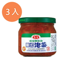 愛之味 韓式泡菜(玻璃罐) 190g (3入)/組【康鄰超市】