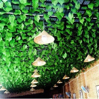 12pcs daun hias artificial tanaman rambat hiasan dekorasi dinding