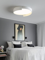 北歐風臥室燈現代簡約LED吸頂燈創意圓形公寓房間燈新款燈具