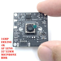 1/2.8" Sony 16MP UVC 4K industrial vision HDR 4656x3496 USB Camera Module pcb board Autofocus lens Industrial equipment