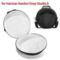 EVA Hard Carrying Case Shockproof Hard Shell Case Anti-scratch Portable Storage Case for Harman Kardon Onyx Studio 8 BT Speakers