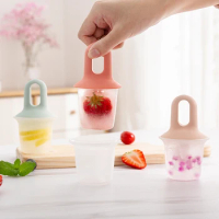 New Silicone Mini Ice Pops Mold Ice Cream Ball Lolly Maker Popsicle Molds Baby Food Kitchen Tool Fruit Shake Ice Cream Mould