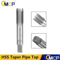CMCP HSS Taper Pipe Tap G1/8 1/4 3/8 3/4 1/2 BSP Metal Screw Thread Cutting Tools Taper Tap Pipe