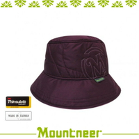 【Mountneer 山林 中性 3M鋪棉保暖筒帽《紫紅》】12H06/遮陽帽/快乾防寒帽/防風保暖