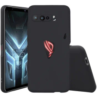for Asus ROG Phone 3 Case Matte Soft Silicone Back Phone Cases For Asus ROG Phone3 Black TPU Shockproof Case