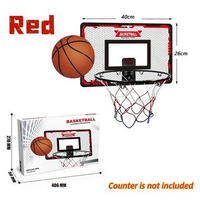 LC - Ring Basket Dalam Ruangan Pintu Gantung Besi Ring Basket Cincin Lipat Dunk Rebound untuk Anak R