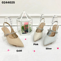 Genny Sepatu Heels 7,5 CM Wanita 0244025 Pesta High Shoes