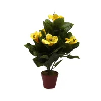 Bunga Artifisial Lilly Dengan Pot - Kuning