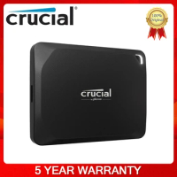 Crucial X10 Pro 1TB Portable SSD Up to 2100MB/s Read 2000MB/s Write Water Dust Resistant PC and Mac USB 3.2 Solid State Drive