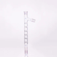 Wechsler Fractionation Column,L. 100mm/200mm/300mm/400mm/500mm,Joint 29/32,Spike-shaped fractionating tube with branch plug