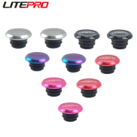 Litepro MTB Bike Plastic Handlebar Plug Folding Bicycle Handle Bar Grips Plugs For 22.2MM Handle Bar