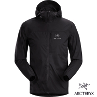 Arcteryx 始祖鳥 男 Squamish 防風 防潑水 風衣外套 黑