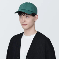 【MUJI 無印良品】撥水加工附防水膠條棒球帽(深綠55-59cm)