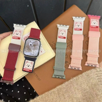 Dây đeo nylon cho iWatch, Thiết kế Cún chó Con dễ thương, Thích hợp cho iWatch 11 / 10 / 9 / 8 / 7 /