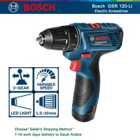 Bosch GSR120 Li Profession Power Drill Screwdriver Rechargeable Handheld Cordless Screwdriver Machine No battery/ Single battery