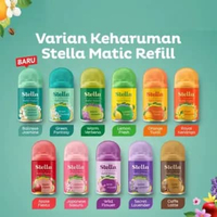 Stella pengharum ruangan stella air freshener REFILL MATIC isi 160 ml Pewangi ruangan Secret Lavende