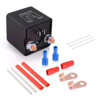 Rơ-le 4 chốt dòng điện cao 12V DC 200A cho ô tô, xe tải, máy móc và xe máy
